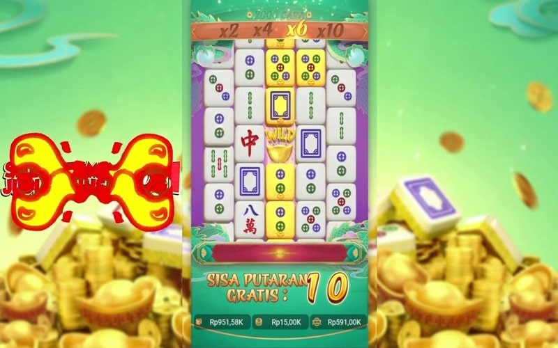 Quay thưởng Mahjong Ways slot có RTP là 96,92% và thưởng tối đa x25.000 lần cược